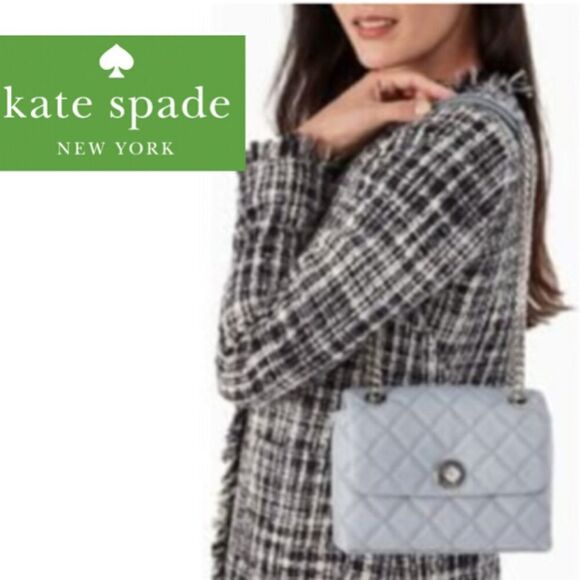 Kate Spade Quilted Nathalia in Steel - Picture 6 of 10